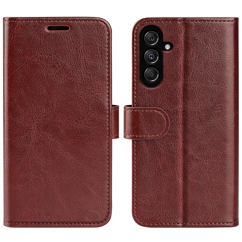 For Samsung Galaxy F34 5G / M34 5G Anti-Scratch PU Leather Cell Phone Cover Stand Crazy Horse Texture Wallet Case