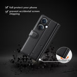 For Oppo K11 5G Case Genuine Split Leather Phone Cover with Wallet Stand