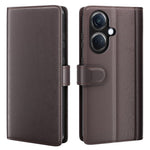 For Oppo K11 5G Case Genuine Split Leather Phone Cover with Wallet Stand