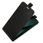 Til Oppo K11 5G PU læderetui kortholder Crazy Horse tekstur vertikalt flip telefoncover