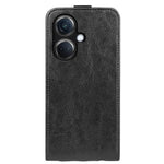 Til Oppo K11 5G PU læderetui kortholder Crazy Horse tekstur vertikalt flip telefoncover