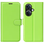Phone Case For Oppo K11 5G Wallet Litchi Texture Shell Anti-Scratch Stand PU Leather Phone Cover