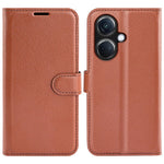 Phone Case For Oppo K11 5G Wallet Litchi Texture Shell Anti-Scratch Stand PU Leather Phone Cover
