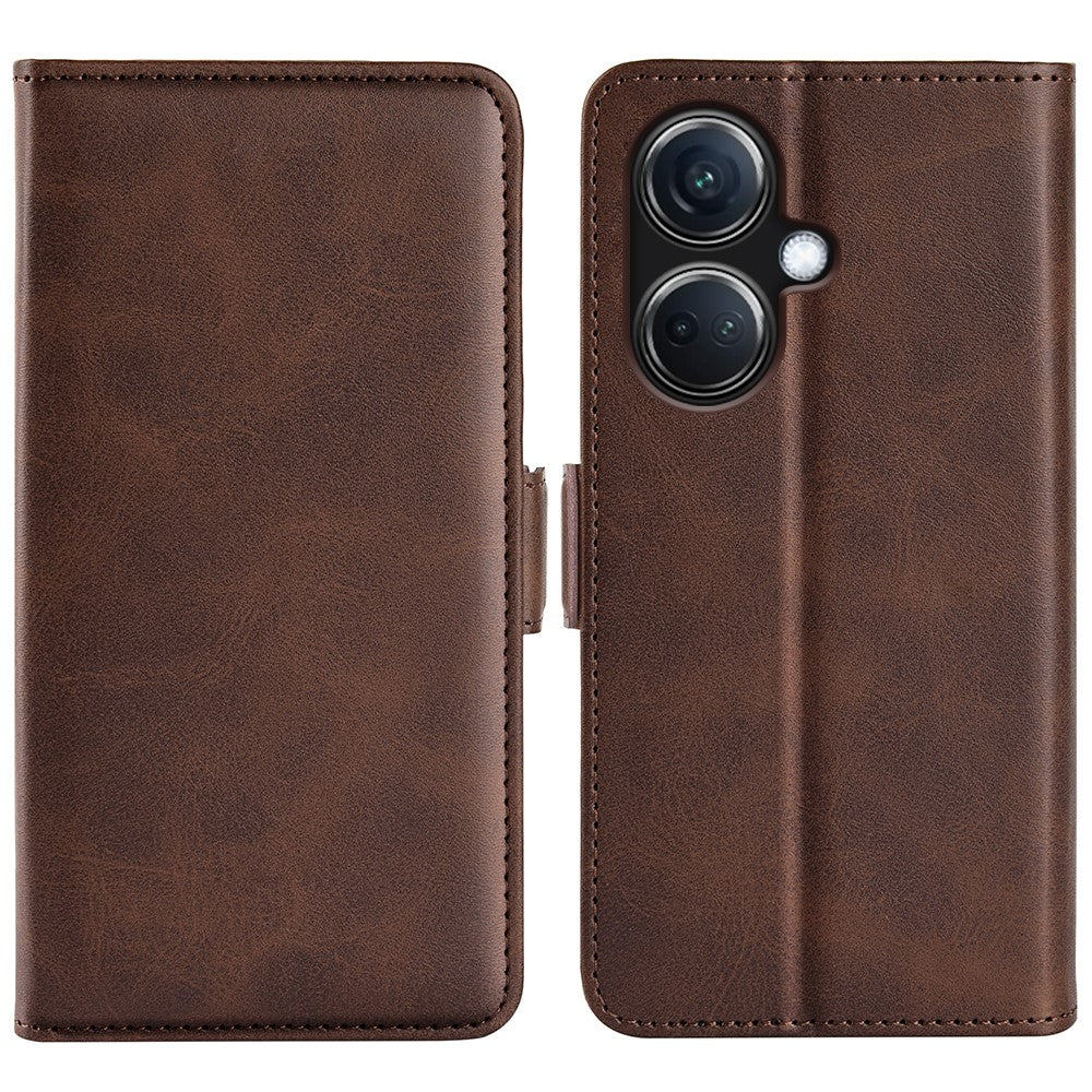 For Oppo K11 5G Phone Stand Case Wallet Leather Phone Cover Calf Texture Magnetic Closure Shell