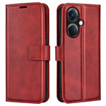 For Oppo K11 5G Magnetic Closure Cover Wallet Stand Full Protection PU Leather Case Calf Texture Phone Shell