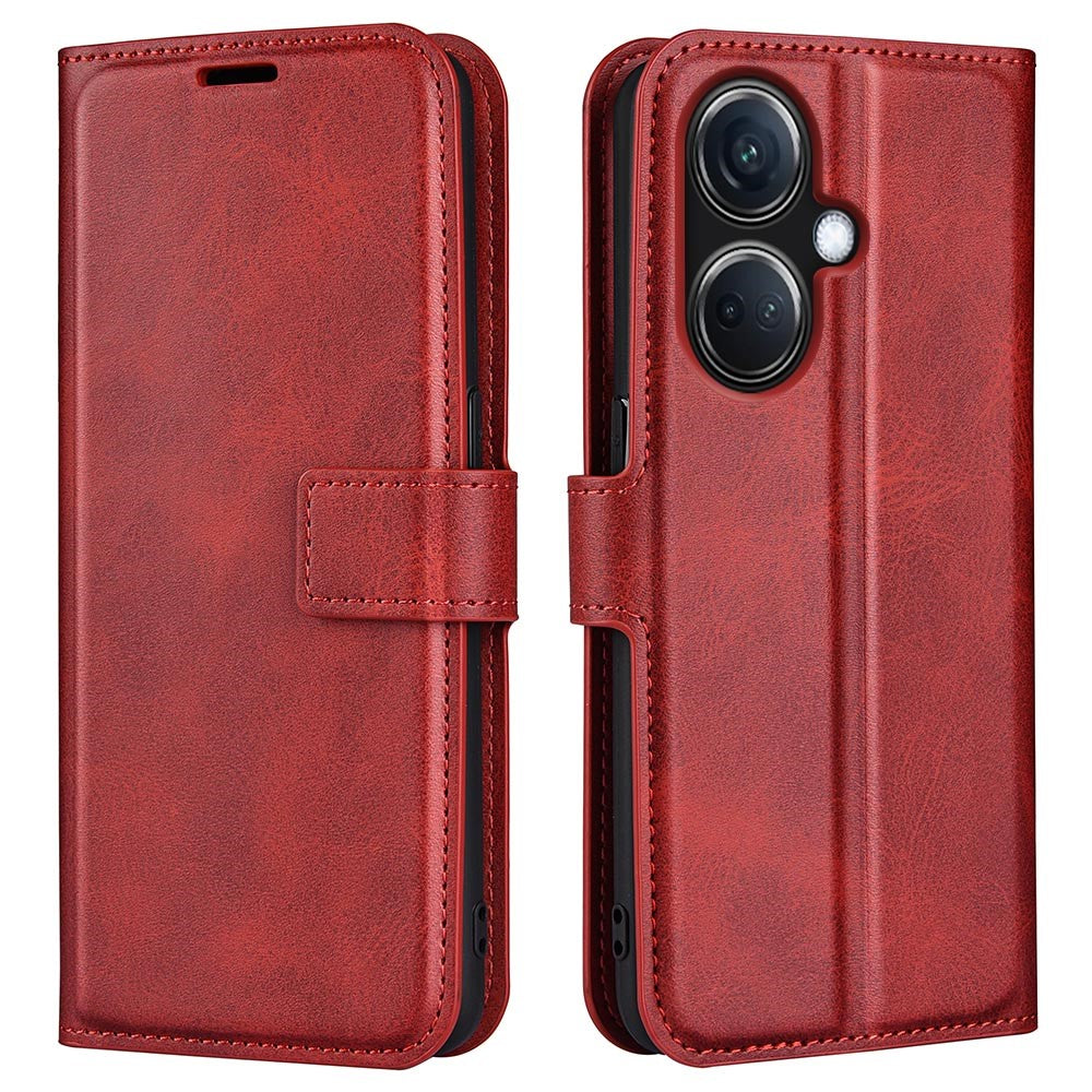 For Oppo K11 5G Magnetic Closure Cover Wallet Stand Full Protection PU Leather Case Calf Texture Phone Shell