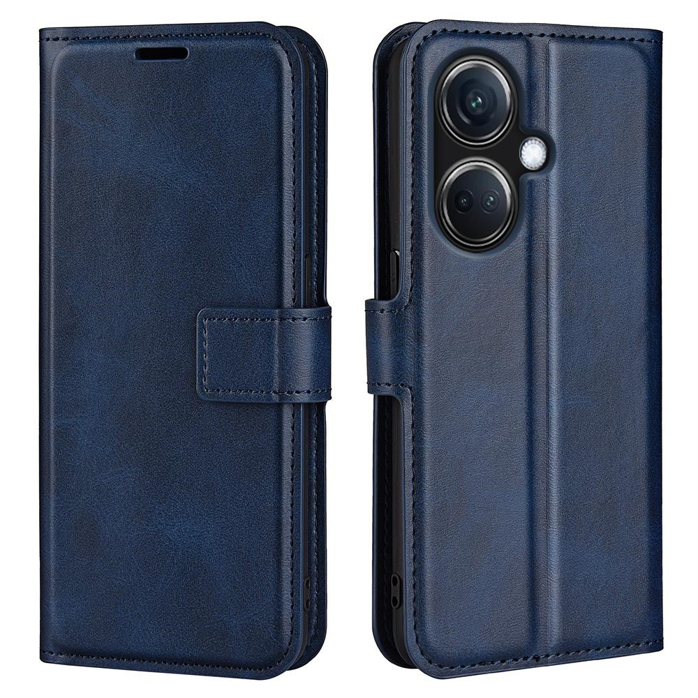For Oppo K11 5G Magnetic Closure Cover Wallet Stand Full Protection PU Leather Case Calf Texture Phone Shell