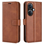 For Oppo K11 5G Magnetic Closure Cover Wallet Stand Full Protection PU Leather Case Calf Texture Phone Shell