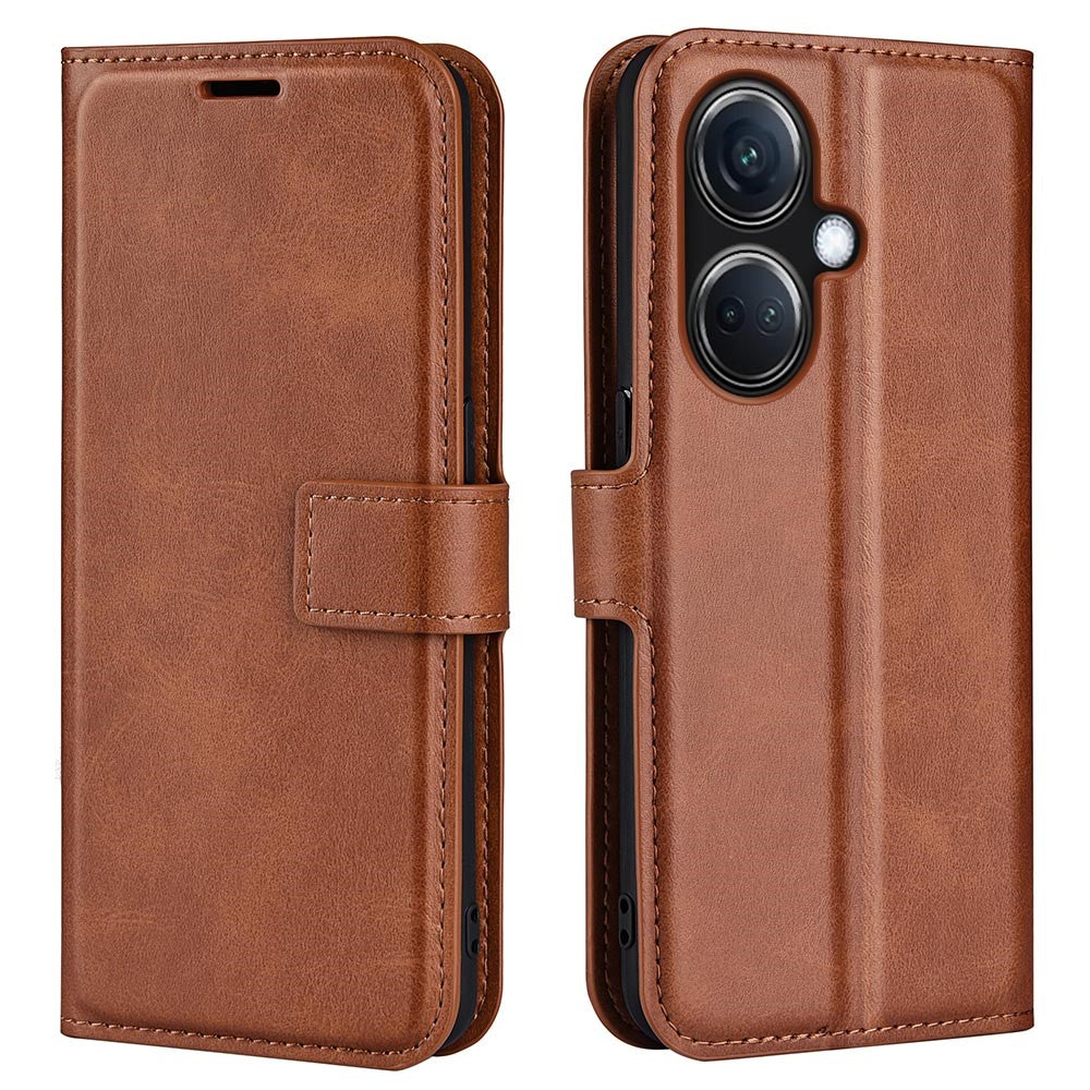 For Oppo K11 5G Magnetic Closure Cover Wallet Stand Full Protection PU Leather Case Calf Texture Phone Shell