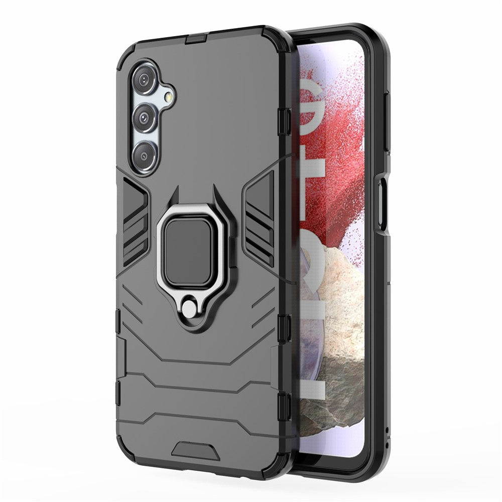 For Samsung Galaxy S23 FE Hybrid Hard PC Soft TPU Phone Case Ring Holder Kickstand Cover