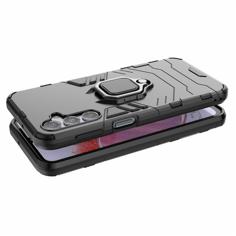 For Samsung Galaxy S23 FE Hybrid Hard PC Soft TPU Phone Case Ring Holder Kickstand Cover