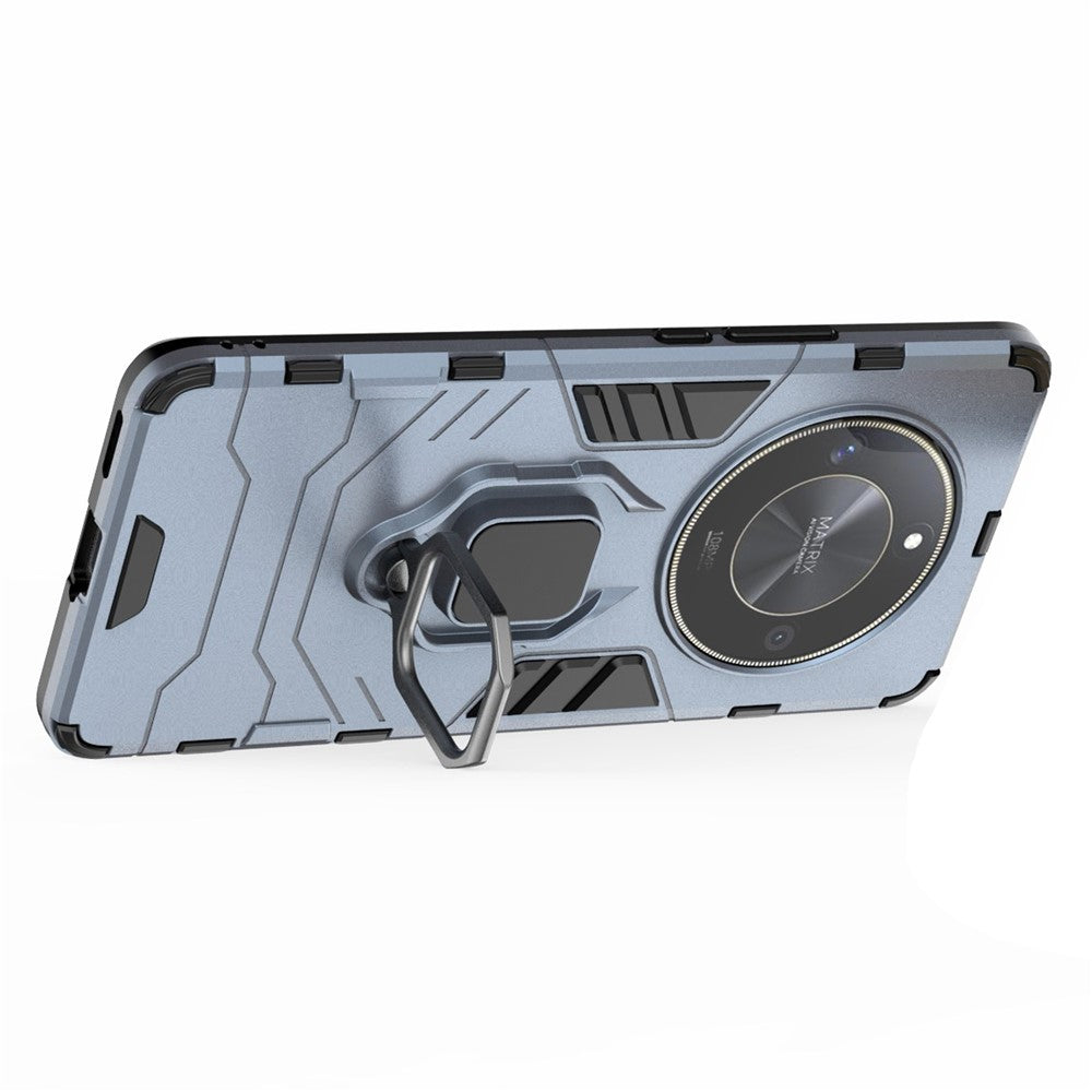 Armor TPU+PC Cover for Honor X50 , Rotation Ring Grip Kickstand Phone Case
