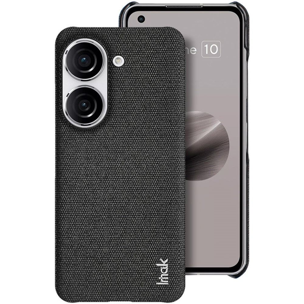 IMAK Ruiyi-serien til Asus Zenfone 9 5G / Zenfone 10 5G Stoftekstur Telefoncover PU-læderbelagt PC-cover