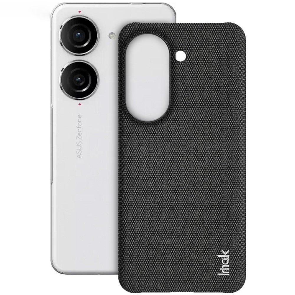 IMAK Ruiyi-serien til Asus Zenfone 9 5G / Zenfone 10 5G Stoftekstur Telefoncover PU-læderbelagt PC-cover