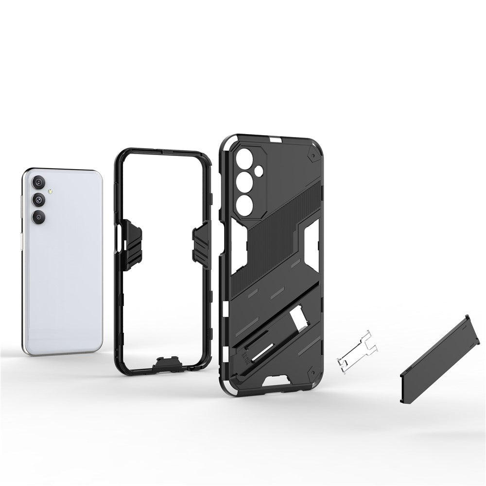 For Samsung Galaxy F34 5G / M34 5G Anti-drop Phone Case PC+TPU Back Cover with Kickstand