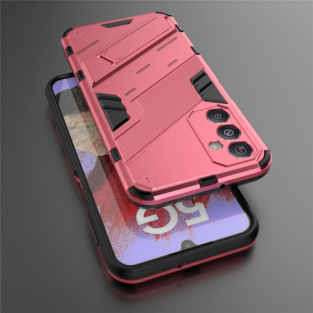 For Samsung Galaxy F34 5G / M34 5G Anti-drop Phone Case PC+TPU Back Cover with Kickstand