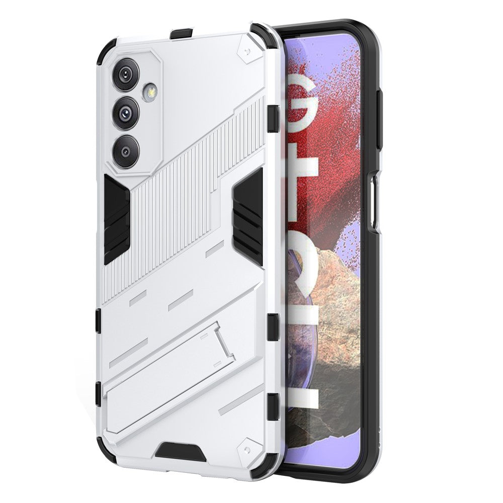 For Samsung Galaxy F34 5G / M34 5G Anti-drop Phone Case PC+TPU Back Cover with Kickstand