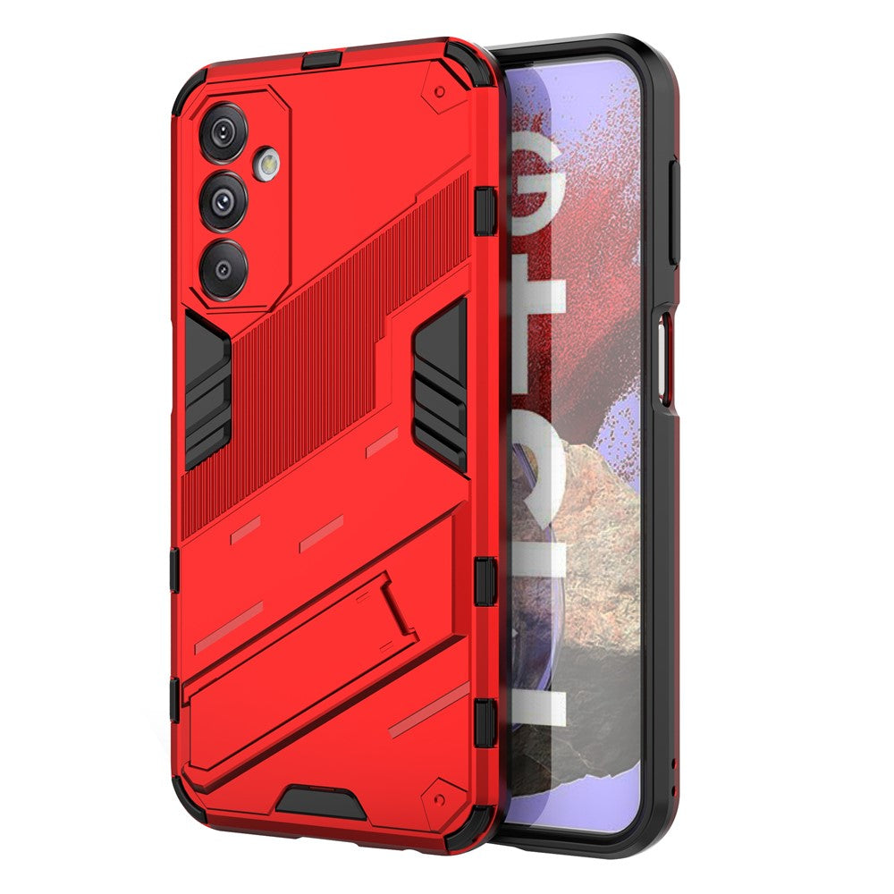 For Samsung Galaxy F34 5G / M34 5G Anti-drop Phone Case PC+TPU Back Cover with Kickstand