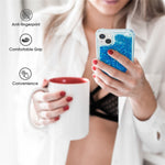 Til iPhone 15 Plus Glitter Quicksand Beskyttende Cover Gennemsigtigt TPU Telefon Bagcover
