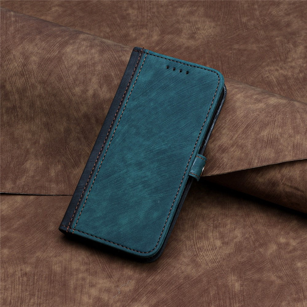 YX0020 For iPhone 15 Plus PU Leather Phone Case Anti-drop Wallet Stand Cover with Strap