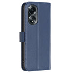 BINFEN COLOR BF17 Leather Wallet Case for Oppo A58 4G , Stand Magnetic Closure Protective Phone Cover