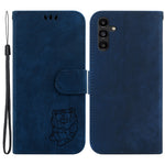 Sødt tigerpræget PU-læderetui til Samsung Galaxy A13 5G, pung-etui med stativ