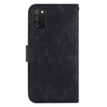 For Samsung Galaxy A03s (166.5mm) Cute Tiger Imprint Phone Case Leather Wallet Stand Cover