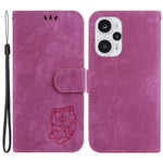 Stand Wallet Phone Case for Xiaomi Poco F5 5G / Redmi Note 12 Turbo , Tiger Pattern Imprinted PU Leather Flip Cover