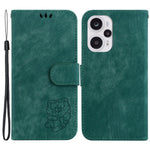 Stand Wallet Phone Case for Xiaomi Poco F5 5G / Redmi Note 12 Turbo , Tiger Pattern Imprinted PU Leather Flip Cover