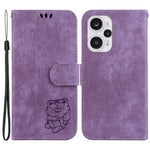 Stand Wallet Phone Case for Xiaomi Poco F5 5G / Redmi Note 12 Turbo , Tiger Pattern Imprinted PU Leather Flip Cover