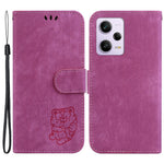 Flip Case for Xiaomi Poco X5 Pro 5G / Redmi Note 12 Pro Speed 5G / Note 12 Pro 5G , Stand Wallet Tiger Pattern Imprinted PU Leather Cellphone Cover