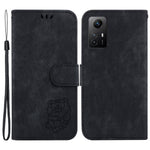 PU Leather Phone Case for Xiaomi Redmi Note 12S 4G , Fully Wrapped Stand Wallet Tiger Pattern Imprinted Cover