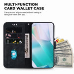 PU Leather Phone Case for Xiaomi Redmi Note 12S 4G , Fully Wrapped Stand Wallet Tiger Pattern Imprinted Cover