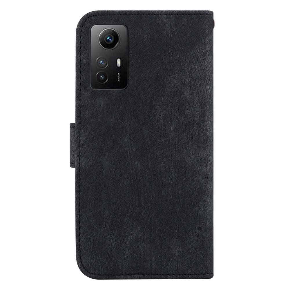PU Leather Phone Case for Xiaomi Redmi Note 12S 4G , Fully Wrapped Stand Wallet Tiger Pattern Imprinted Cover