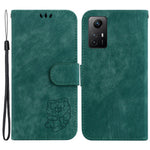 PU Leather Phone Case for Xiaomi Redmi Note 12S 4G , Fully Wrapped Stand Wallet Tiger Pattern Imprinted Cover