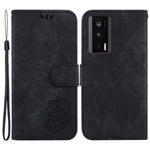 PU Leather Case for Xiaomi Redmi K60 5G / K60 Pro 5G / Poco F5 Pro 5G Stand Wallet Tiger Pattern Imprinted Cellphone Flip Cover