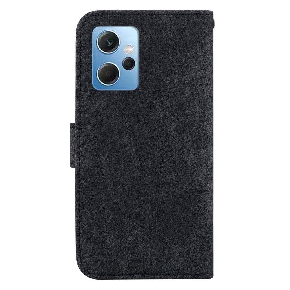 Xiaomi Redmi Note 12 4G Plånboksfodral Härligt Tigeravtryck Magnetiskt Spänne Läderfodral