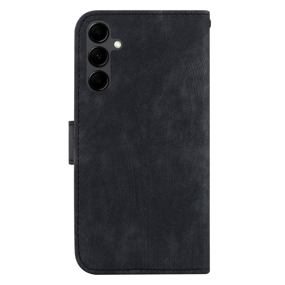 For Samsung Galaxy A24 4G (162.1 x 77.6 x 8.3mm) Imprinted Tiger Pattern Phone Case PU Leather Stand Wallet Cover