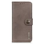 KHAZNEH For Oppo A78 4G Shockproof Cowhide Texture Case PU Leather Stand Wallet Phone Cover