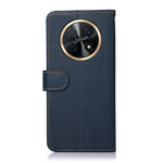 KHAZNEH For Huawei nova Y91 4G / Enjoy 60X RFID Blocking Phone Leather Case Litchi Texture Wallet Stand Phone Cover