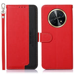 KHAZNEH For Huawei nova Y91 4G / Enjoy 60X RFID Blocking Phone Leather Case Litchi Texture Wallet Stand Phone Cover