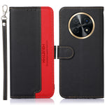 KHAZNEH For Huawei nova Y91 4G / Enjoy 60X RFID Blocking Phone Leather Case Litchi Texture Wallet Stand Phone Cover