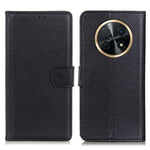 For Huawei nova Y91 4G / Enjoy 60X PU Leather Case Anti-scratch Stand Phone Cover Litchi Texture Wallet