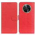 For Huawei nova Y91 4G / Enjoy 60X PU Leather Case Anti-scratch Stand Phone Cover Litchi Texture Wallet