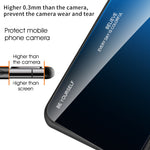 For Samsung Galaxy S23 FE Gradient Color Case Tempered Glass+PC+TPU Protective Phone Cover