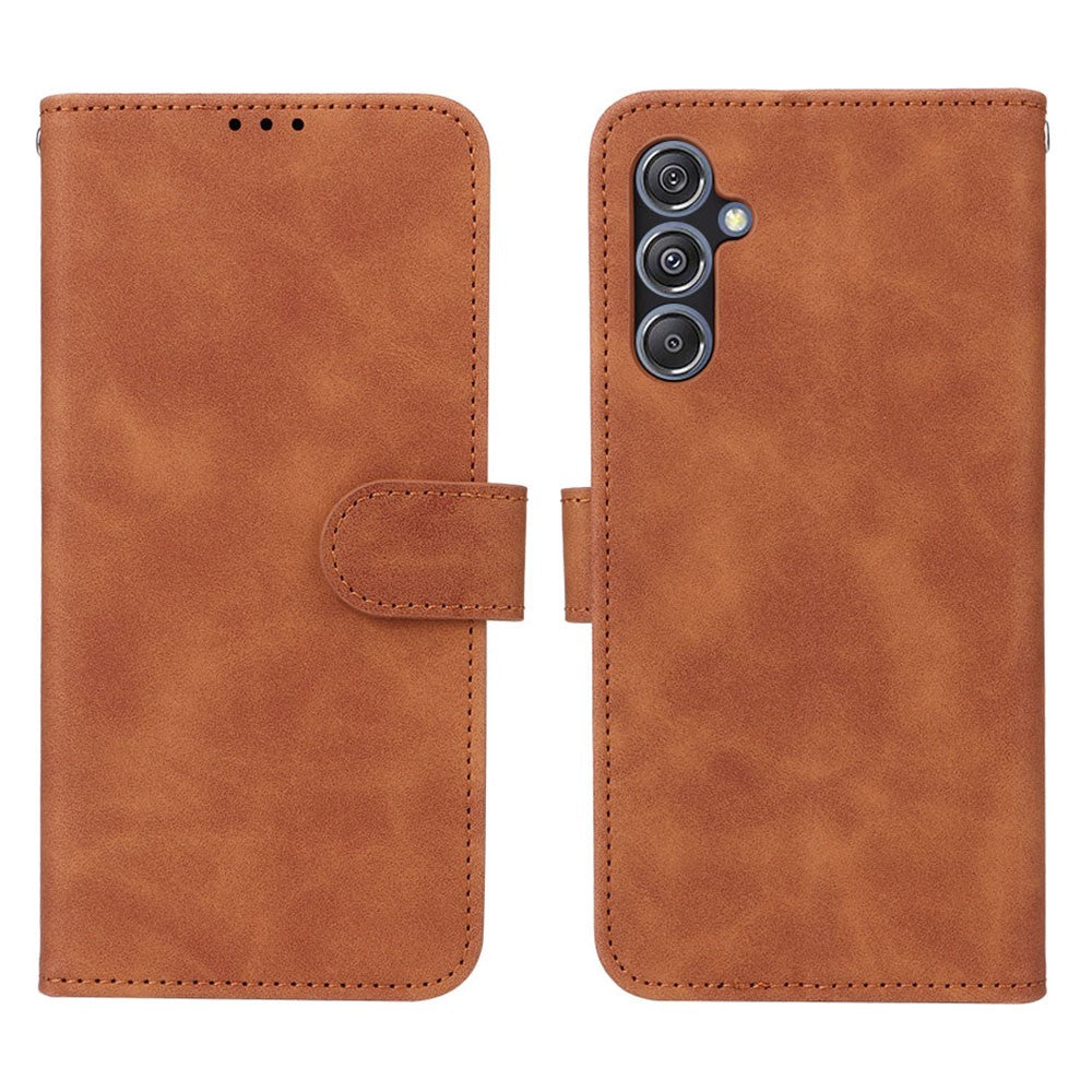 For Samsung Galaxy F34 5G / M34 5G Stand Skin-touch Phone Case Wallet PU Leather Full Protection Phone Cover