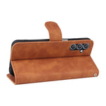 For Samsung Galaxy F34 5G / M34 5G Stand Skin-touch Phone Case Wallet PU Leather Full Protection Phone Cover