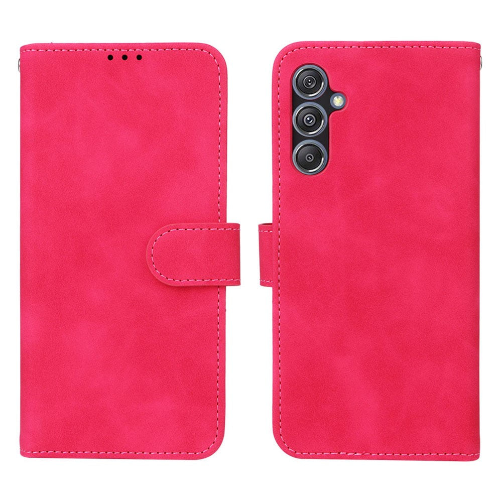 For Samsung Galaxy F34 5G / M34 5G Stand Skin-touch Phone Case Wallet PU Leather Full Protection Phone Cover
