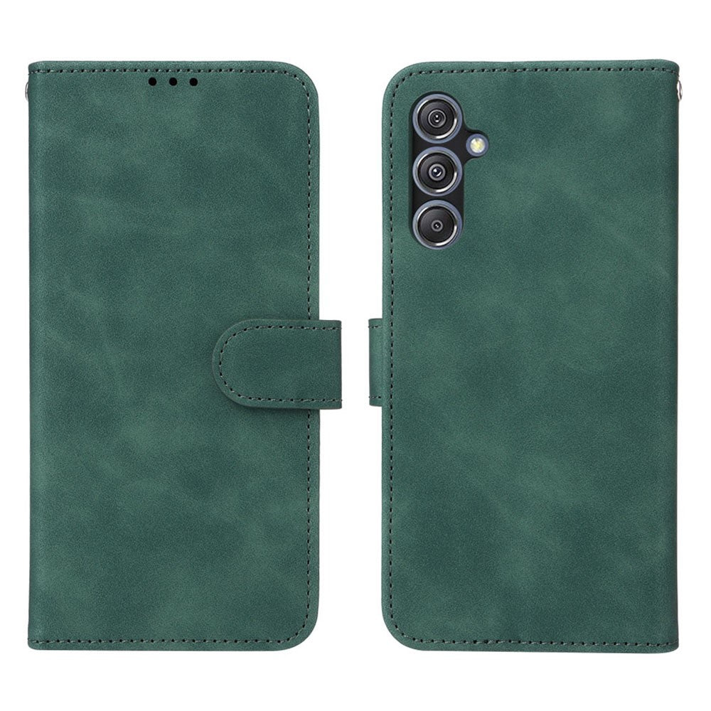 For Samsung Galaxy F34 5G / M34 5G Stand Skin-touch Phone Case Wallet PU Leather Full Protection Phone Cover