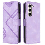 YX0040 For Samsung Galaxy Z Fold5 5G Card Slots Case PU Leather+PC Imprinted Phone Cover